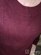 img 1 attached to Women'S Waffle Knit Pullover Sweater Long Sleeve Jumper Top Casual Wear review by Jeff Clites