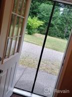 img 1 attached to Upgrade Your Home With A Hands-Free, Pet-Friendly Magnetic Screen Door: Innotree'S Heavy Duty Mesh Curtain Fits Doors Up To 38"X82 review by Alex Mitra