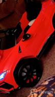 img 1 attached to Kidzone Ride On Car 12V Lamborghini Urus Kids Electric Vehicle Toy W/ Parent Remote Control, Horn, Radio, USB Port, AUX, Spring Suspension, Opening Door, LED Light - White review by Elliotte Rogers