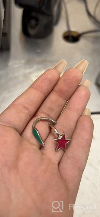 img 1 attached to 🔥 Hunter X Hunter Hisoka Adjustable Ring - Tear Drop Star Open Ring, Anime Cosplay HunterxHunter Jewelry Accessories review by Mike Wachtel