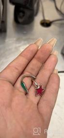 img 5 attached to 🔥 Hunter X Hunter Hisoka Adjustable Ring - Tear Drop Star Open Ring, Anime Cosplay HunterxHunter Jewelry Accessories