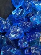 img 1 attached to 10 Pounds Cobalt Blue Recycled Fire Glass For Natural Or Propane Fire Pit, Gas Log Sets - Mr. Fireglass review by Sam Thorpe