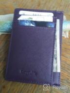 img 1 attached to Easyoulife Vintage Leather Pocket Wallet review by Maurice Morris