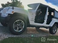 img 1 attached to 🚘 Enhance Your Jeep Wrangler Experience with 2PACK Door Off Mirrors Compatible with JK JL JT Models review by Anthony Bandzz