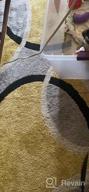 img 1 attached to Add Warmth To Your Home With A Yellow Abstract Circles Area Rug review by James Edwards