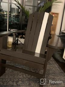 img 5 attached to Отдохните стильно с креслом-шезлонгом PatioFestival Adirondack - идеально подходит для вашего открытого пространства!