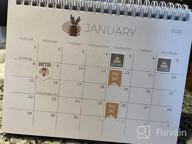 img 1 attached to 2023 Small Desk Calendar With Stickers - 6" X 8" Flip Desktop Organizer - Runs Until June 2024 review by Jeff Swan