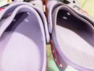 img 1 attached to Lavender Unicorn Crocs: Stylish Unisex Shoes for Toddlers - Clogs & Mules review by William Santos