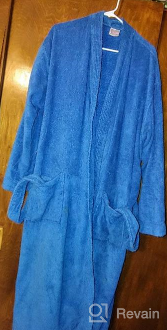 img 1 attached to Luxurious X-Large Kimono Waffle Bathrobe by TowelSelections - Ultimate Comfort and Style review by Alec Winsor