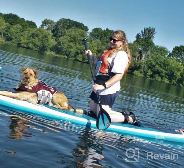 img 1 attached to ThinkPet Dog Life Jacket, Reflective Lifesaver With Rescue Handle, Adjustable Floating Vest,High Buoyancy Aid Dog Saver Small Purple review by Brittany Howard