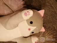 img 3 attached to Soft toy Cat - baton, toy - hug 110 cm - Gray review by Stanislaw Koluch ᠌