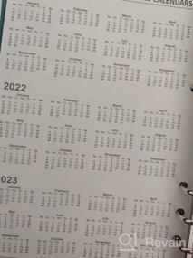 img 8 attached to 2023 Monthly Planner Refill For A5 Binder, Two Page Per Month, January 2023 - December 2023, 5.6"X8.3", 6-Hole Punched