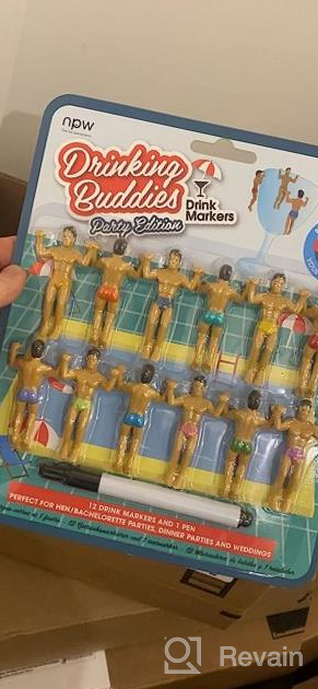 img 1 attached to Add Fun To Your Drinks With NPW Buddies Hula Girls 4-Pack Drink Charms! review by Maria Rodriguez