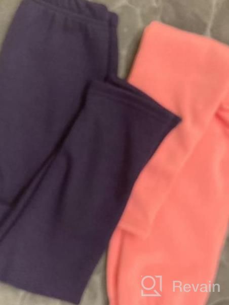 img 1 attached to ZukoCert Toddler And Girls Fleece Leggings Multipack - Warm Winter Leggings For Girls, Ages 4-10 - Soft And Cozy Fleece Pants For Girls review by Tina Jones