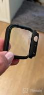 img 1 attached to Double Protection For Apple Watch Series 7 With Goton 2 PACK Screen Protector Case - Waterproof And Durable review by Tracy Gordon