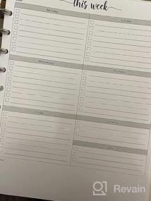 img 5 attached to Efficiently Organize Your Week With 321Done Weekly Checklist Notepad - 50 Tear-Off Sheets Of Planning Pad - Stay On Top Of Your To-Do List - Simple Script Design - Made In USA