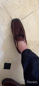 img 6 attached to Warm and Stylish Winter Slippers Loafers: Outdoor Moccasins Men's Shoes for Loafers & Slip-Ons