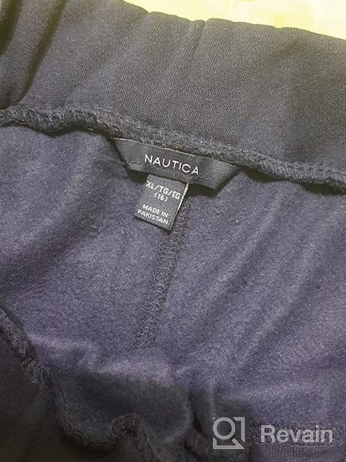 img 1 attached to Nautica Girls Fleece Peacoat X Large Girls' Clothing review by Latoya Williams