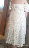 img 1 attached to Women'S Summer Floral Print Vintage Ruffles Puff Sleeves Midi Dress review by Ryan Rea