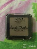 img 2 attached to NYX professional makeup Pressed Blush Sweet Cheeks Creamy Powder Matte, 11 Silence Is Golden review by Anastazja Bondarenko ᠌