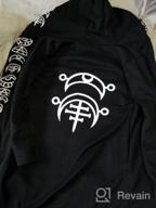 img 1 attached to TWGONE Women'S Plus Size Hooded Cardigan Jacket With Long Sleeves And Punk Moon Print - Black Cloak Style review by Charles Lewis