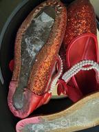 img 1 attached to YING LAN Round Toe Sparkle Ballerina Girls' Flats Shoes review by Yolanda Jones