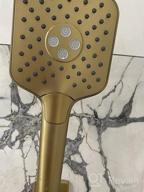 img 1 attached to Oil Rubbed Bronze Shower System With High Pressure 10" Rain Shower Head And Handheld Shower, 2-Way Valve, Gabrylly Shower Faucet Set review by Ynot Karlen