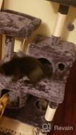 картинка 1 прикреплена к отзыву Ultimate Playhouse For Your Feline Friend: BEWISHOME Cat Tree With Scratching Posts, Condos, Hammock, And Toys In Grey от Jeff Shapiro