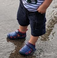 картинка 1 прикреплена к отзыву Детские босоножки London Fog Kids Toddler Corby с защитой от воды: закрытый носок спортивного сандалия для девочек и мальчиков - найдите комфорт и безопасность в стиле! от Terry Napoleon