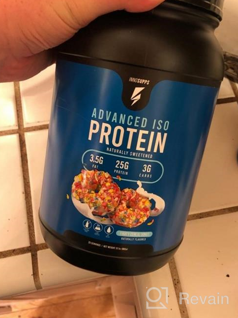 img 1 attached to Fuel Your Body With Inno Supps Advanced Iso Protein For 100% Whey Isolate And No Artificial Ingredients - Fruity Cereal Donut Flavor review by Trendsetters Hare