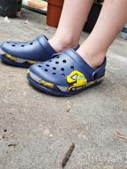img 1 attached to 👟 Comfortable Excavator Boys' Sandals: Lightweight & Non-Slip Clogs for Children review by Tim Bunker