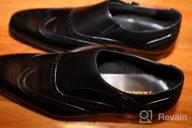 картинка 1 прикреплена к отзыву 💼 Premium Quality FRASOICUS Wingtip Leather Shoes for Men - Size 10 от David Sharma