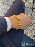 img 1 attached to 💰 Enhanced Feng Shui Bracelet for Prosperity: Golden Mantra Bead Bracelet with Double Pi Xiu/Pi Yao to Attract Wealth and Good Luck - Ideal Gift (10mm) review by Zachary Benjamin