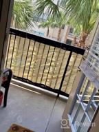 img 1 attached to Protect Your Balcony Privacy With DearHouse 3.5Ft X16.5Ft Balcony Screen Cover + 35 Pc Cable Ties review by Michael Hale