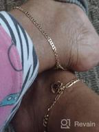 img 1 attached to Gold Initial Bracelets for Teen Girls: Layering Dainty 14K Gold Plated 💫 Bead & Paperclip Link Kids Bracelet with Letter J, Ideal for Women's Initial Jewelry review by Joshua Gaines