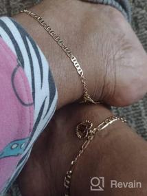 img 8 attached to Gold Initial Bracelets for Teen Girls: Layering Dainty 14K Gold Plated 💫 Bead & Paperclip Link Kids Bracelet with Letter J, Ideal for Women's Initial Jewelry