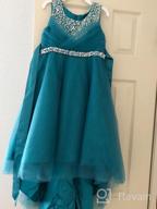 img 1 attached to Castle Fairy Pageant Wedding Communion Girls' Clothing for Dresses review by Melissa Harper