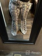 img 1 attached to WDIRARA Girls' Clothing: Multicolor Snakeskin Print, Casual Stretch Pants & Capris review by Ryan Fitch