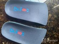 img 1 attached to Dr. Foot'S 3/4 Length Orthotics Insoles With Self Adhesive For Correct Flat Feet, Fallen Arches, Over-Pronation, Plantar Fasciitis, Heel Spurs, Bunions -1 Pair (M- W9-10.5 M7.5-9) review by Diana Owens