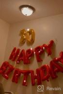 img 1 attached to Eco-Friendly Happy Birthday Balloon Banner - 16-Inch Mylar Foil Letters Sign Bunting For All Ages - Reusable Party Decorations And Supplies For Girls, Boys, And Adults review by Wayne Lemke