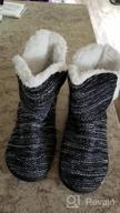 img 1 attached to Women'S Warm & Cozy Plush Fur Lined Bootie Slippers With Memory Foam For Indoor/Outdoor Use review by Dylan Aaronson