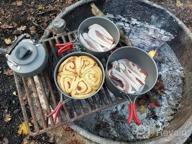img 1 attached to 24-Piece Camping Cookware Mess Kit - Lightweight Backpacking Cooking Set For Family Hiking & Picnic. review by Andrew West