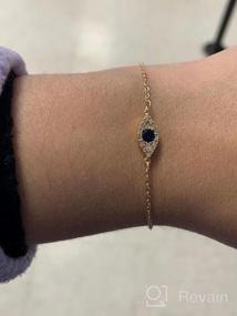 img 7 attached to 14K Gold Filled Dainty Chain Bracelet - Perfect Jewelry Gift For Women