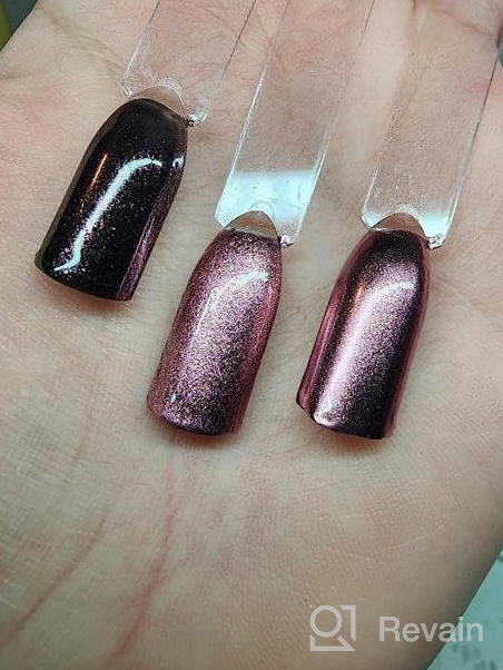 img 1 attached to MEILINDS Rose Gold Nail Art Mirror Powder Glitter Chrome Pigment Dust Decoration DIY Manicure 1G/Bottle review by Kelli Grossi