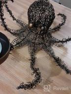 img 1 attached to Octopus Tealight Candle Holders Set Of 5 - Halloween Decor For Desk, Table Or Fireplace (Black) review by Brian Nicholas