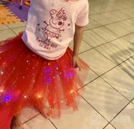 img 1 attached to Enchanting Girl Tutu Skirts: Illuminate Every Dance with Magic Light Princess Tulle Ballet Skirts review by Nancy Roelfsema