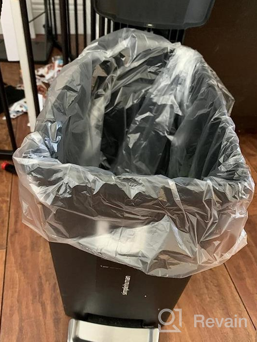img 1 attached to Reli. SuperValue 40-45 Gallon Trash Bags 50 Count Made In USA Large Clear Garbage Bags 40 Gallon - 42 Gallon - 44 Gallon - 45 Gallon Trash Bag Can Liners 40-45 Gal Capacity White review by Daniel Bulkley