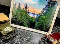 img 1 attached to TWING Set Of 6 Natural Wood Picture Frames – Tabletop Or Wall Mounting, Display 4X6 Photos With Mat Or 5X7 Without, Perfect Christmas Gift Idea In Oak Finish review by Debbie Bradshaw