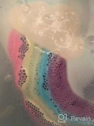 img 1 attached to Rainbow Bath Bombs 2Pcs Gift Set, Ribivaul Handmade Bath Bombs With Natural Ingredients And Dreamy Rainbow, Bath Bomb With Rich Bubble, Great Gift For Birthday, Halloween, Thanksgiving, Christmas review by Todd Stepp