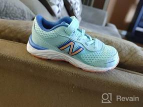 img 5 attached to Шагайте стильно вместе с New Balance Kid's Rave Run V1 Hook and Loop Shoe